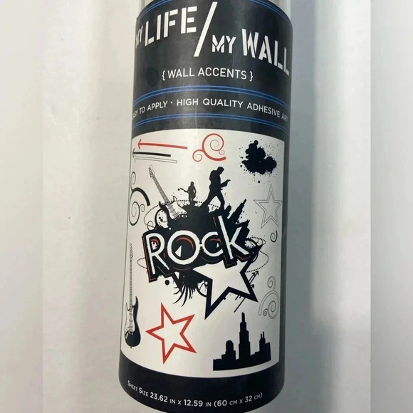 My Life / My Wall Accents Rock Star Boy ***New  in Pack*** - Picture 5 of 5
